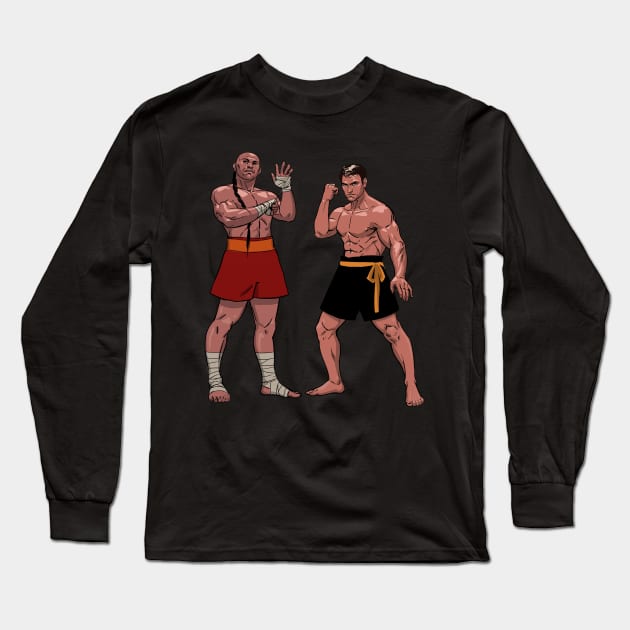 Kickboxer Long Sleeve T-Shirt by ohshirtdotnet